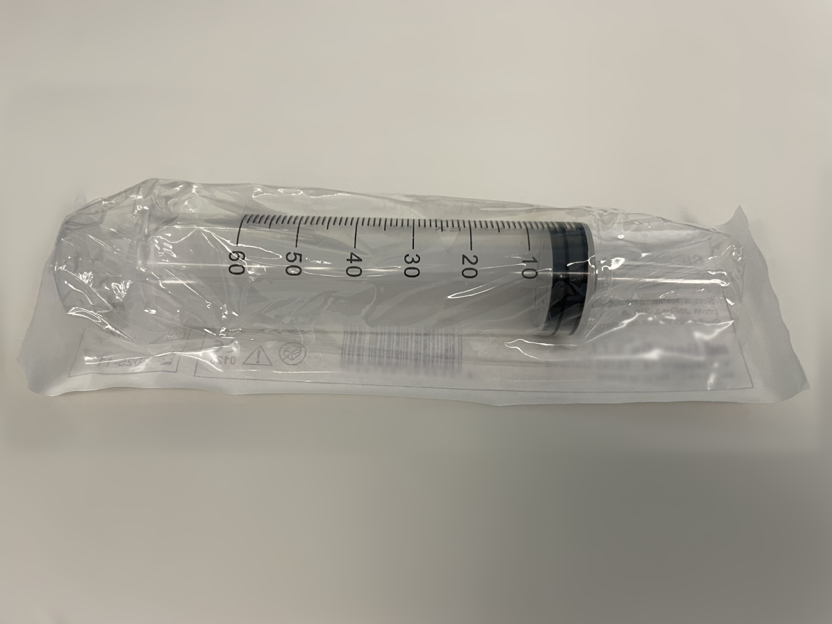 Syringe, feeding, catheter tip, sterile