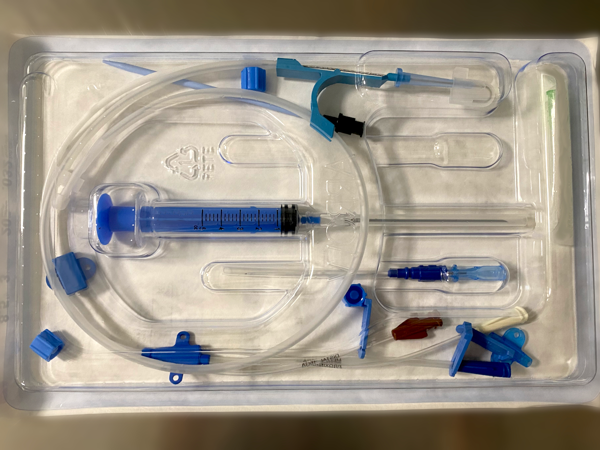 Catheter, central venous, kit