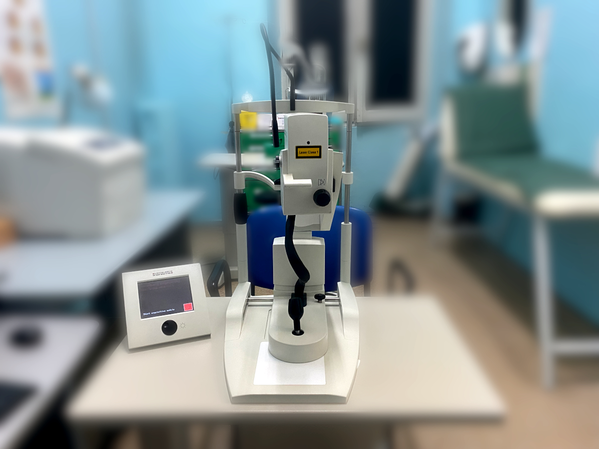 Fluorescein angiography unit